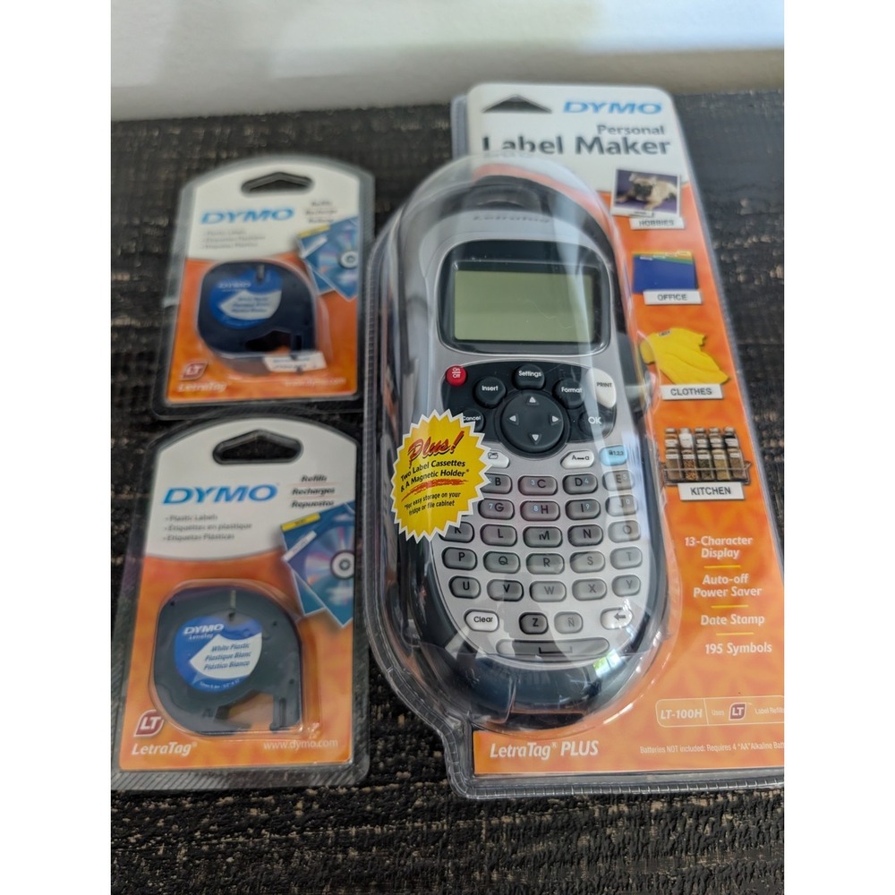 Dymo LetraTag LT-100H Personal Handheld Portable Electronic Label Maker NEW